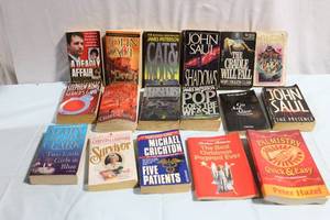 lot 468 image: Collection of 16 Assorted Fiction Books