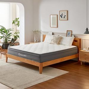 lot A-116 image: King Size Mattress, 10 Inch Memory Foam Mattress King Size, Hybrid Mattress