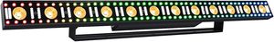 lot L-19-C image: Stage Wash Light Bar - 40IN 100W DJ Light Bar 3IN1 RGB LED Strobe Beam Lighting Effects Aluminum Alloy DMX Control Sound Activated