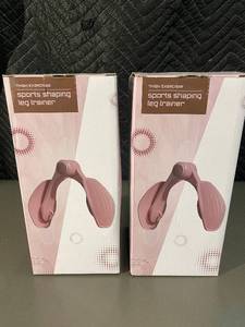 Set of 2 Sports Shaping Thigh Leg Trainers - Pink