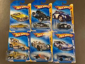 F - Lot of 6 Hot Wheels Cars - Street Cleaver, Prowler, Corvette, and More