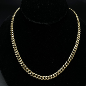 lot 17A image: Cuban Link Solid Yellow Gold 24 Chain - 28.7 Grams $3,275 Retail