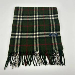 lot 31F image: Burberry Cashmere & Lambswool Scarf Retail $500