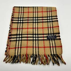 lot 59E image: Burberrys of London Lambswool Scarf Retail $500