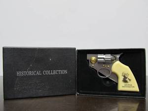 lot 49 image: Very Cool GEORGE WASHINGTON Pistol Handle Folding Knife wBox