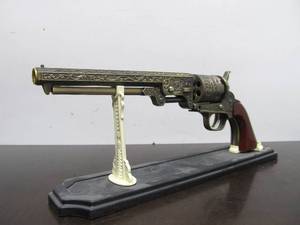lot 60 image: Great looking Realistic Replica Revolver wDisplay Stand