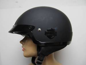 lot 61 image: Like-New or New HARLEY DAVIDSON Matte Black Motorcycle Helmet