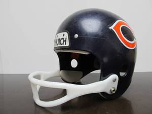 lot 63 image: Vintage 1970s CHICAGO BEARS Replica Helmet
