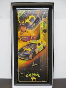 lot 87 image: Large Working CAMEL Racing Advertising Clock wOriginal Box
