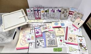 lot 224 image: Large Quality Estate Lot of Brand New SIZZIX Supplies etc