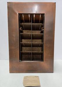 lot 202 image: New Unused Williams Sonoma Copper Agrarian Vertical Garden