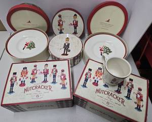 lot 212 image: Lot of Brand New WIlliams-Sonoma Nutcracker Dishware