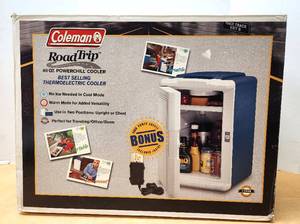 lot 167 image: Unused COLEMAN Road Trip Electric Cooler 