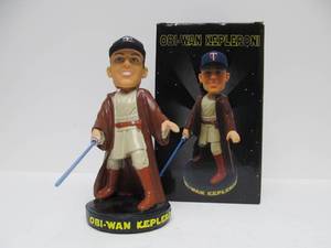 lot 325 image: Minnesota Twins Max Kepler Star Wars Obi-Wan Kepleroni Bobblehead