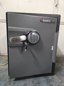 lot 336 image: Quality Heavy Duty SENTRY SAFE w Key