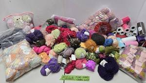 lot 357 image: MEGA HUGE Quality Estate Lot of Brand New YARN & Knitting Materials