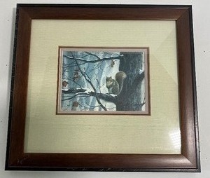 lot 9 image: Its Wintertime by Jim Gray Signed Framed and Matted