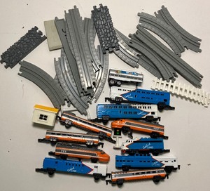 lot 40 image: Vintage Micro Machine Train Set