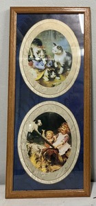 lot 46 image: 1995 Prestige Graphics Animal and Kids Framed Photo