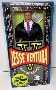 lot 59 image: Jesse Ventura Man of Action Doll New In Box