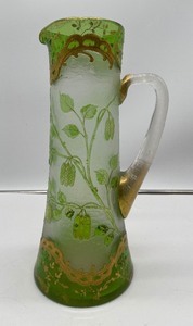lot 85 image: Antique Honesdale Art Glass Pitcher by Dorflinger