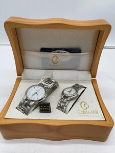 lot 218 image: New Calvin Hill His and Hers Watch Set New In Box