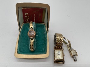 lot 219 image: Lot of 3 Vintage Womens Watches - Gruen Precision Switzerland - Bulova