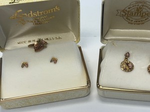 lot 162 image: Black Hills Gold Jewelry Lot of 3