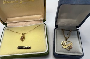 lot 168 image: Ruby Necklace and Black Hills Gold #1 Grandma Necklace