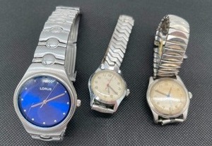 lot 223 image: Lot of 3 Mens Vintage Watches