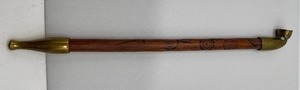 lot 187 image: Japanese Pipe 1940s WWII Era Bamboo and Brass