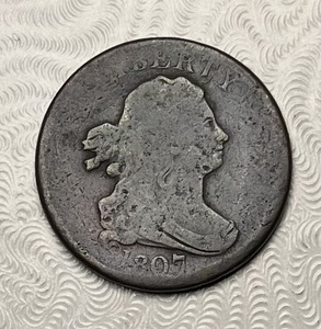 lot 164 image: 1807 Draped Bust United States Half Cent