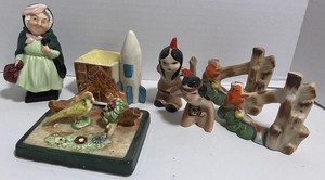 lot 88 image: Royal Doulton Sairey Gamp and Japan Figurines