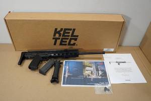 lot 1J image: Unfired Kel-Tec CMR-30 .22 WMR Semi-Auto Rifle - 2 Magazines - Threaded Barrel