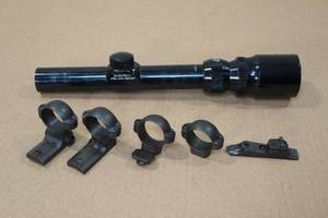 lot 5 image: Bushnell 1.75x-4.5x Banner Rifle Scope with Rings