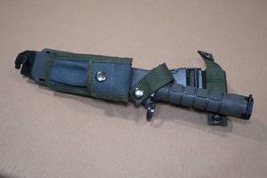 lot 21 image: Stainless Steel Bayonet with Scabbard