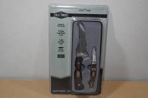 lot 50 image: Old Timer Sharpfinger & Lockback Folder Knife Set