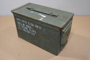 lot 81 image: Metal Ammo Box