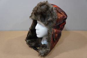 lot 97 image: Blaze Orange Camo Adult Trapper Hat