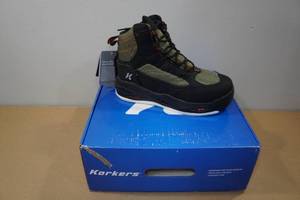 lot 112 image: Korkers Greenback Mens Wading Boots -Size 7
