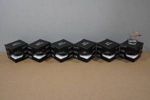 lot 130 image: 6 Lucky Shot 2oz Shot Glasses with Embedded Bullets