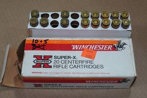 lot 163 image: 15 Rounds .22-250 Rem SP and HP Ammo