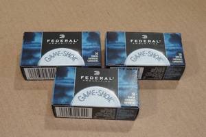lot 167 image: 150 Federal Game Shok .22 LR 38 Gr Plated HP Ammo
