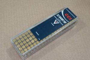 lot 170 image: 50 CCI .22 Short 27 Gr Plated HP Ammo