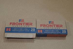 lot 180 image: 35 Frontier .223 Rem 55 Gr FMJ Ammo