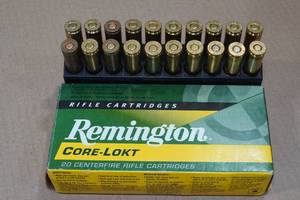 lot 186 image: 20 Rounds .300 Savage SP Ammo