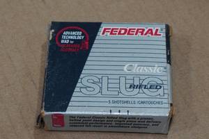 lot 192 image: 5 Federal Classic .410 Bore 2-12 Rifled HP Slugs