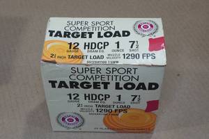 lot 230 image: 25 Estate 12 Gauge 2-34 Target Load 7-12 Shot Shotshells