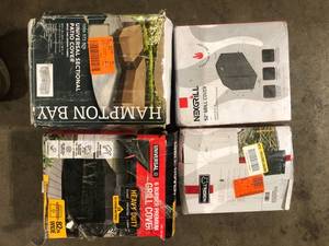 Lot of Assorted Outdoor Patio Covers Various Models and Conditions Customer Returns See Pictures
