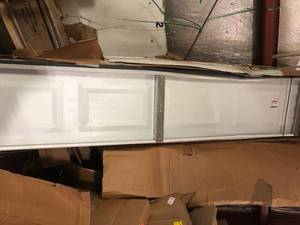 Clopay Classic Steel Short Panel 9 ft x 7 ft Insulated 6.5 R-Value White Garage Door without Windows Damaged Customer Returns See Pictures